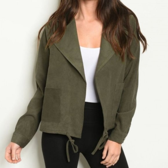 Jacket - DARK OLIVE - Picture 3 of 4